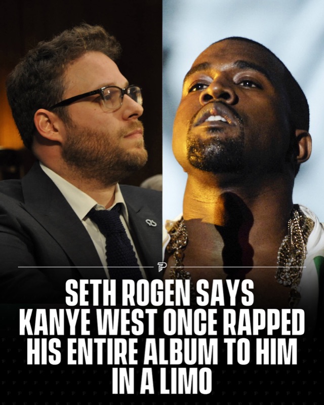 The post: Seth Rogen says Kanye West once rapped his entire album to him in a limo